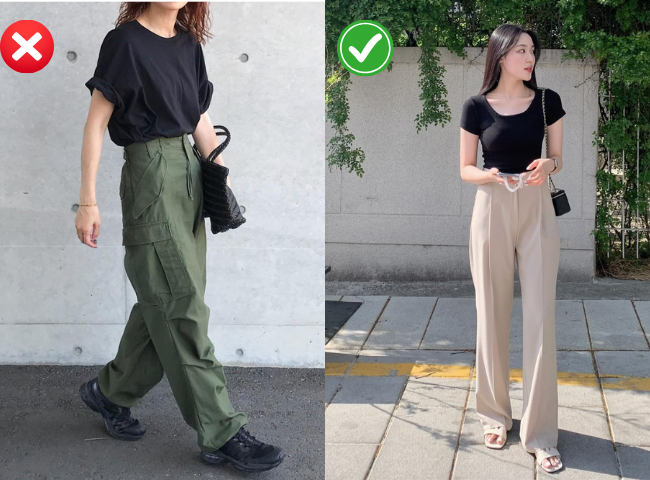 5 kiểu quần áo tưởng đẹp nhưng chị em amp;#34;nấm lùnamp;#34; nên né xa, mặc vừa luộm thuộm vừa dìm dáng thê thảm  - 4