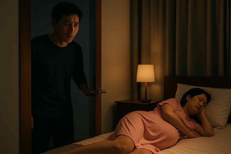 Đi công tác về bất ngờ lúc nửa đêm, nhìn chiếc váy hồng vợ mặc trái tôi tái mặt - 1