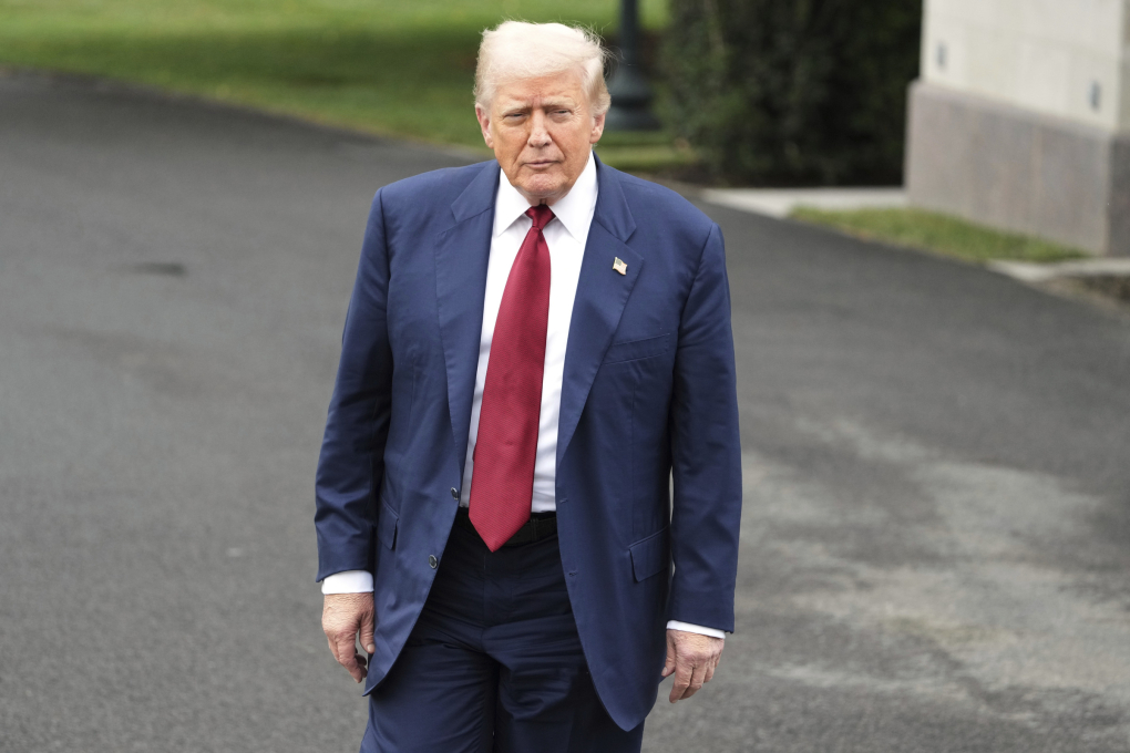 Tổng thống Mỹ Donald Trump tại khuôn viên Nhà Trắng ngày 1/8. Ảnh: AP