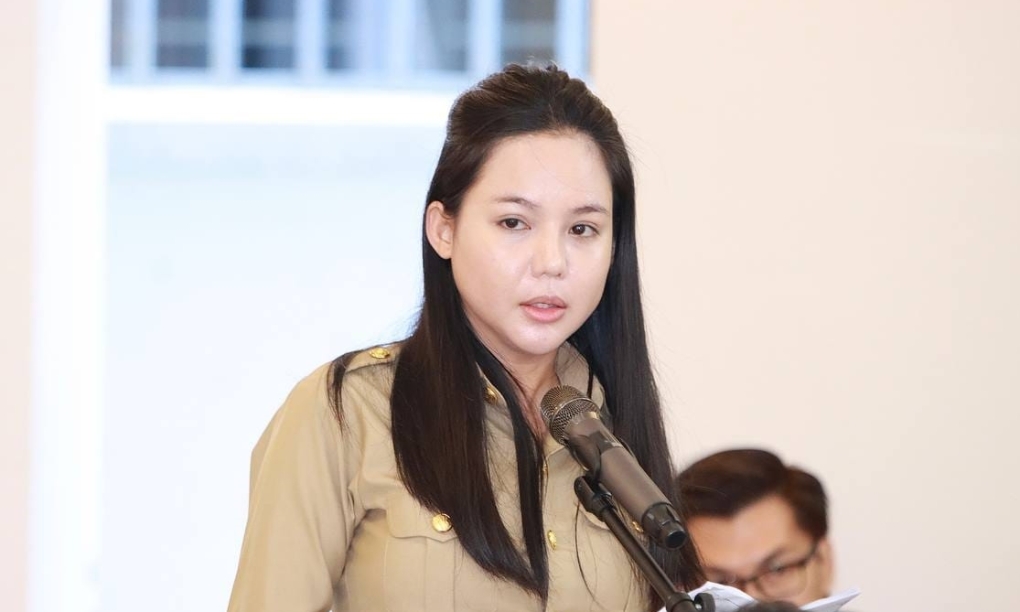 Bà Thy Sovantha, cựu phó thị trưởng thị trấn Arey Ksat. Ảnh: Facebook/Thy Sovantha