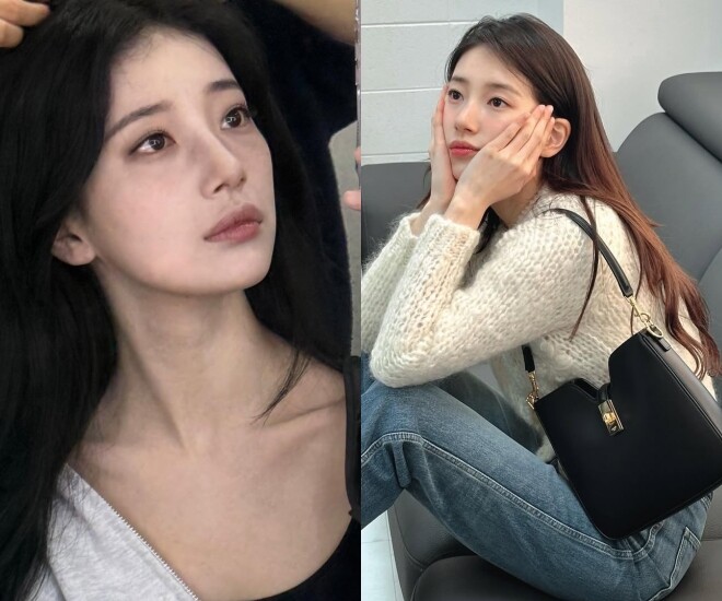 Mặt mộc mịn màng như em bé của Bae Suzy ở tuổi 31.