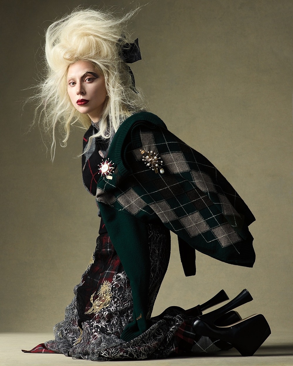 Lady Gaga trên tạp chí Vogue tháng 10/2024. Ảnh: Vogue