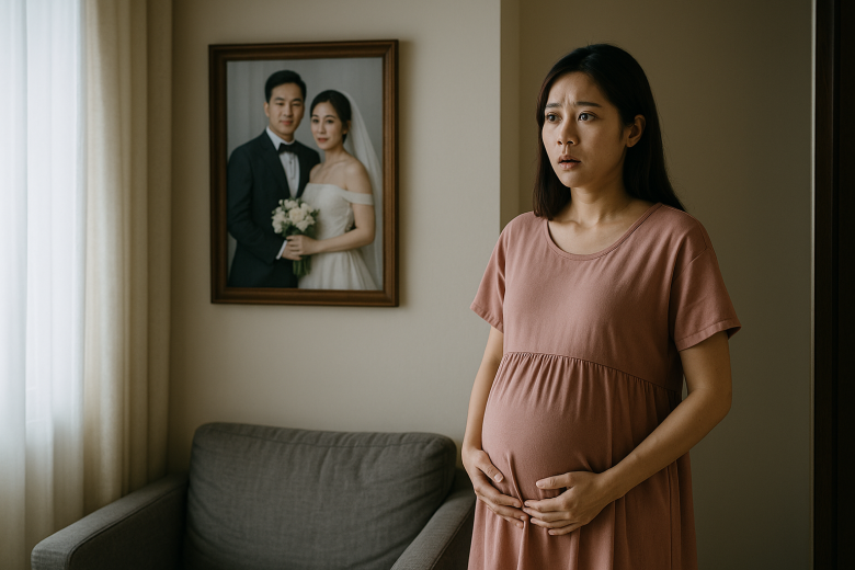 Về ra mắt khi đã có bầu, tôi sững sờ khi thấy ảnh cưới của anh treo trên tường - 1