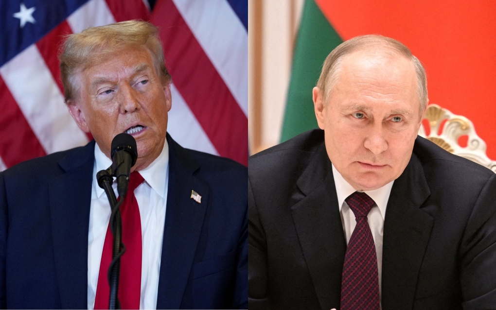 Tổng thống Mỹ Donald Trump (trái) và Tổng thống Nga Vladimir Putin. Ảnh: Reuters