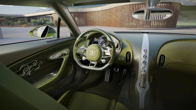Bugatti ra mắt hypercar: Tên gọi, cần số, ghế ngồi, ốp cửa lấy cảm hứng từ 'chiến mã' yêu thích của nhà sáng lập, chỉ 1 chiếc toàn thế giới và đã có chủ- Ảnh 8.