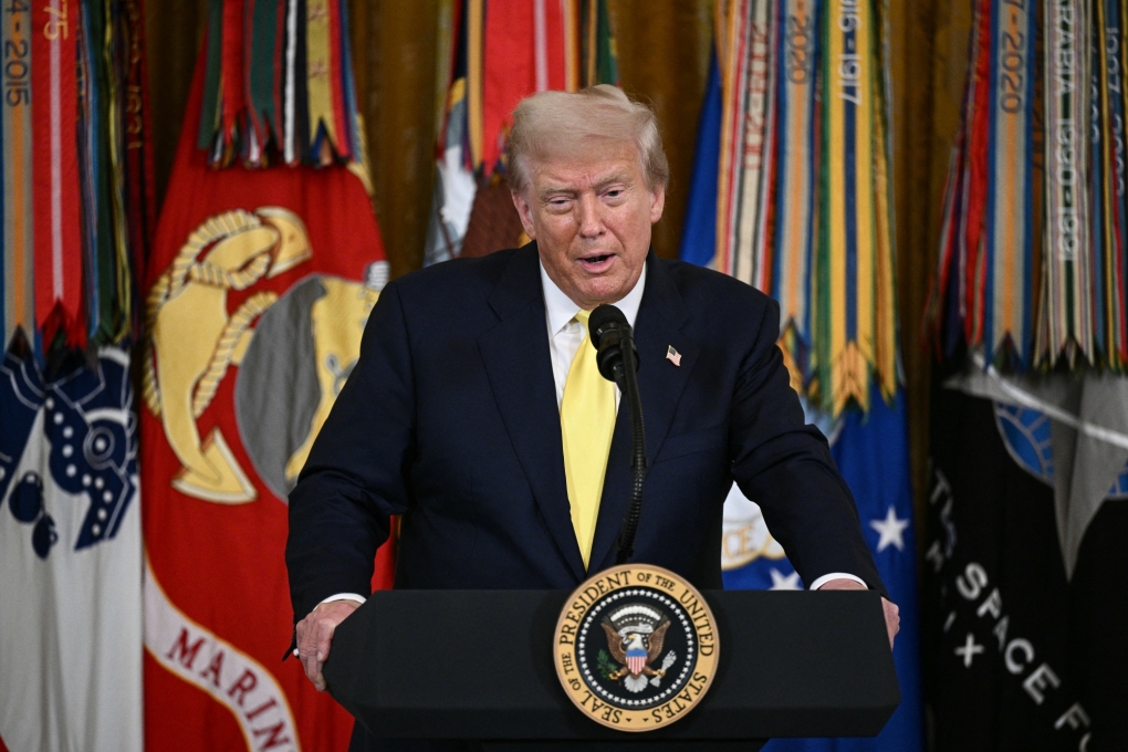 Tổng thống Mỹ Donald Trump tại Nhà Trắng ngày 7/8. Ảnh: AFP