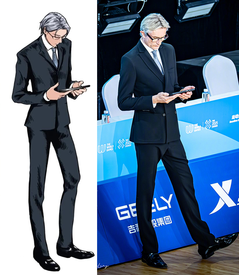 Khán giả vẽ hình ông Sergejs Sinkins. Ảnh: Red Note