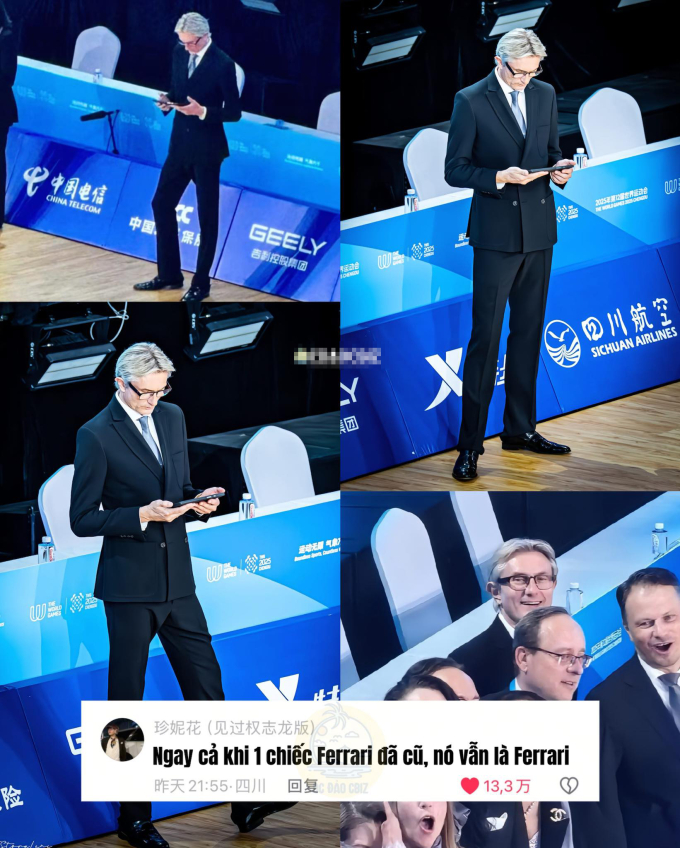 Đúng là sự tao nhã không bao giờ lỗi thời, khí chất chẳng bao giờ bị tuổi tác định nghĩa, giống như chiếc Ferrari tuy cũ thì vẫn là Ferrari.