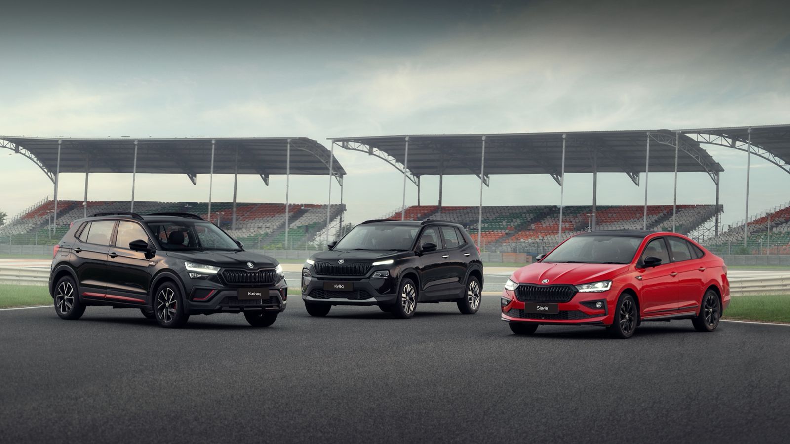 Skoda Kushaq, Slavia có bản mới ngầu hơn hẳn: Ngoại hình thể thao hơn, nếu về Việt Nam sẽ cạnh tranh Creta N Line, City RS- Ảnh 2.