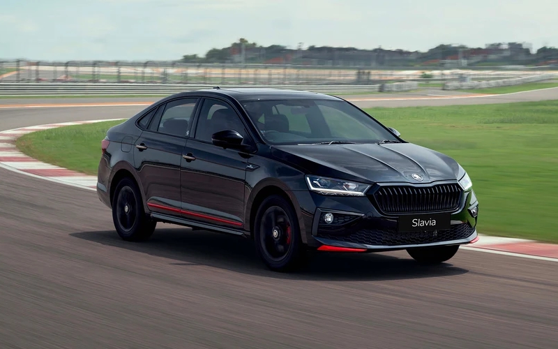 Skoda Kushaq, Slavia có bản mới ngầu hơn hẳn: Ngoại hình thể thao hơn, nếu về Việt Nam sẽ cạnh tranh Creta N Line, City RS- Ảnh 6.