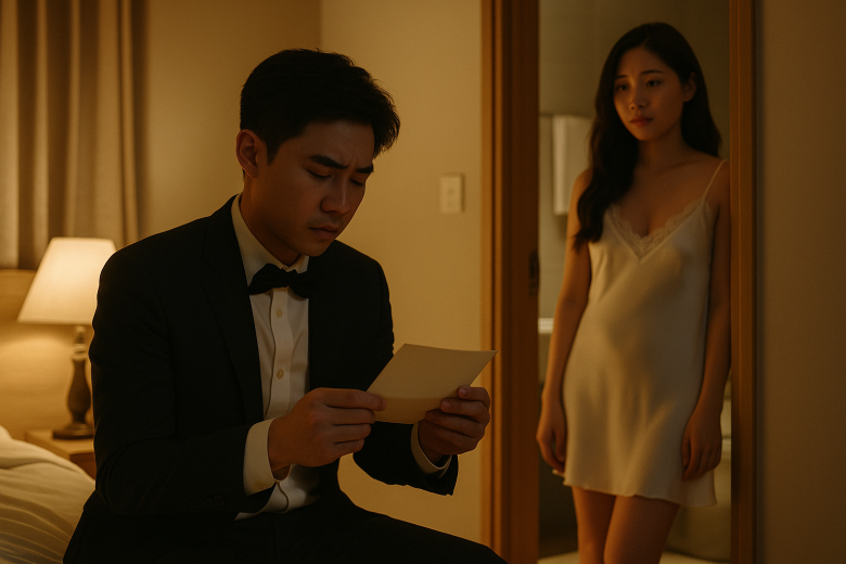 Đêm tái hôn, tôi mở phong bì của vợ cũ và chết lặng trước bí mật về đứa bé - 1