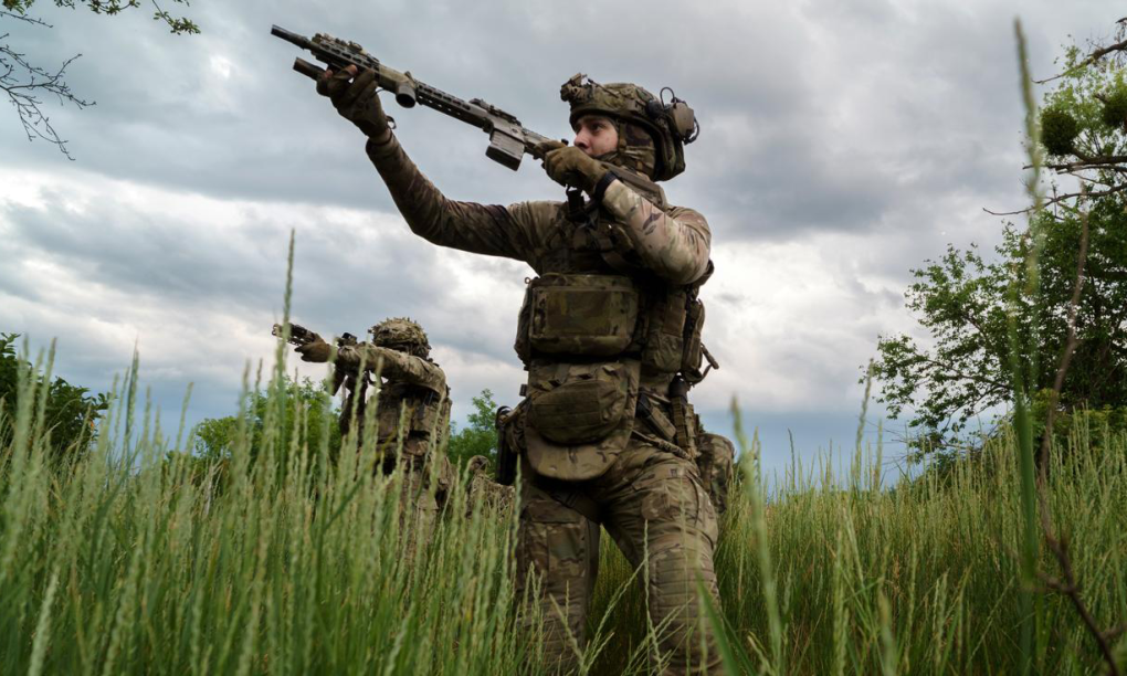 Thành viên Tiểu đoàn Đặc nhiệm số 1 trực thuộc Quân đoàn Azov trong bức ảnh đăng ngày 5/8. Ảnh: Quân đoàn Azov