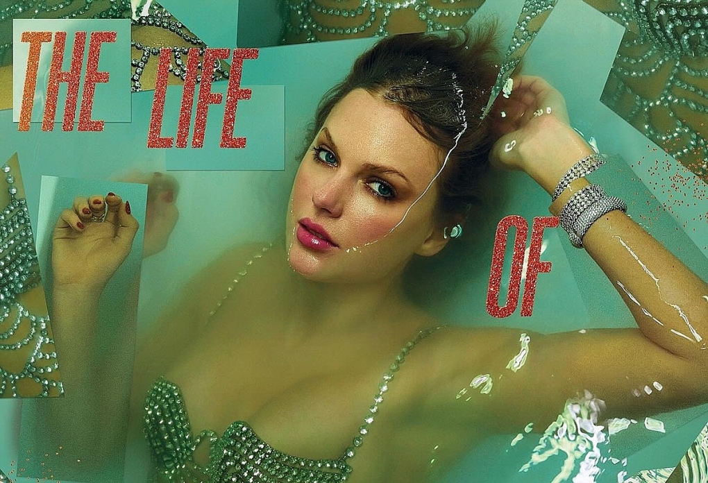 Taylor Swift trên ảnh bìa album phòng thu thứ 12 - The Life of a Showgirl. Ảnh: Instagram/ Taylor Swift
