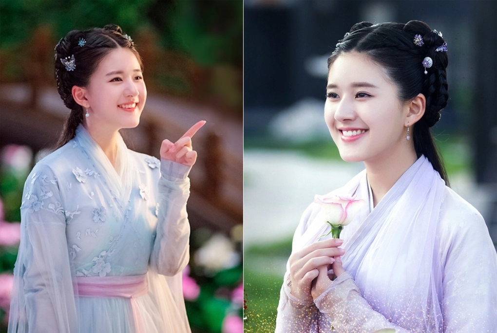 Lộ Tư lưu dấu ấn với hình tượng ngọt ngào trong các phim cổ trang. Ảnh: QQ