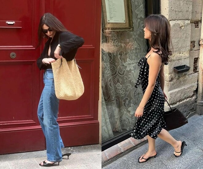 Giày gót thấp giúp chị em tôn dáng mà không quá đau mỏi chân.