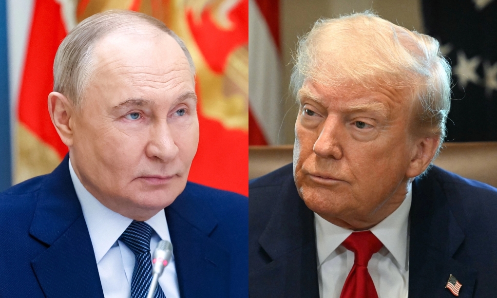 Tổng thống Nga Vladimir Putin (trái) và Tổng thống Mỹ Donald Trump. Ảnh: AFP
