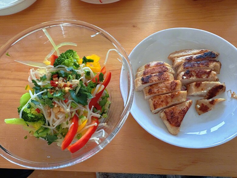 Một vài bữa ăn giảm cân được Trương Hinh Dư chia sẻ.