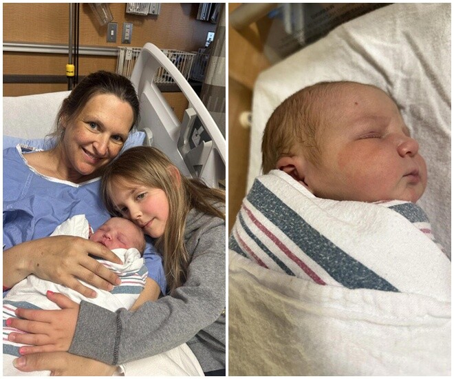 Bà mẹ không ngờ sinh con thứ 3 trong hoàn cảnh đặc biệt.