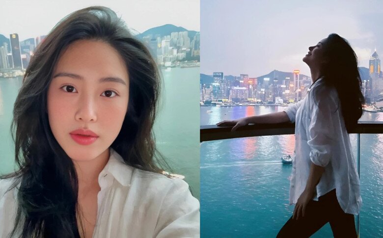 Nữ diễn viên lộ diện xinh đẹp sau khi sinh con.