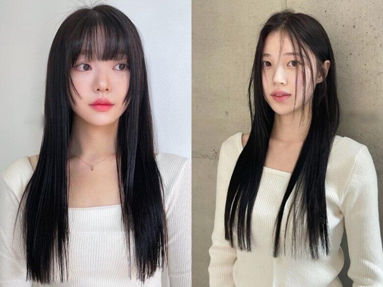 Mái tóc thẳng dễ bết, có thể gội hai lần để loại bỏ dầu thừa, bụi bẩn và làm sạch sâu.