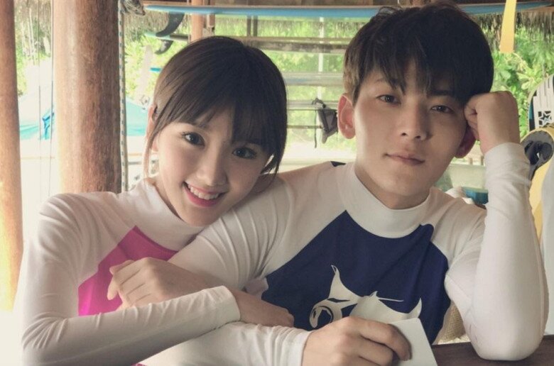 Năm 2014, Mao Hiểu Đồng nên duyên với Trần Tường - mỹ nam được mệnh danh là Lee Jun Ki bản Trung