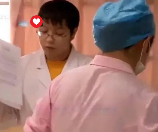 Các bác sĩ dùng giấy giao tiếp với sản phụ câm điếc.