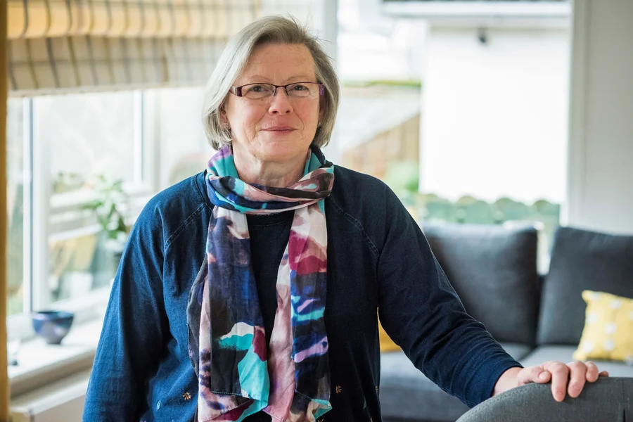 Bà Joy Milne có siêu khứu giác với khả năng phát hiện mùi bệnh Parkinson. Ảnh: Npr