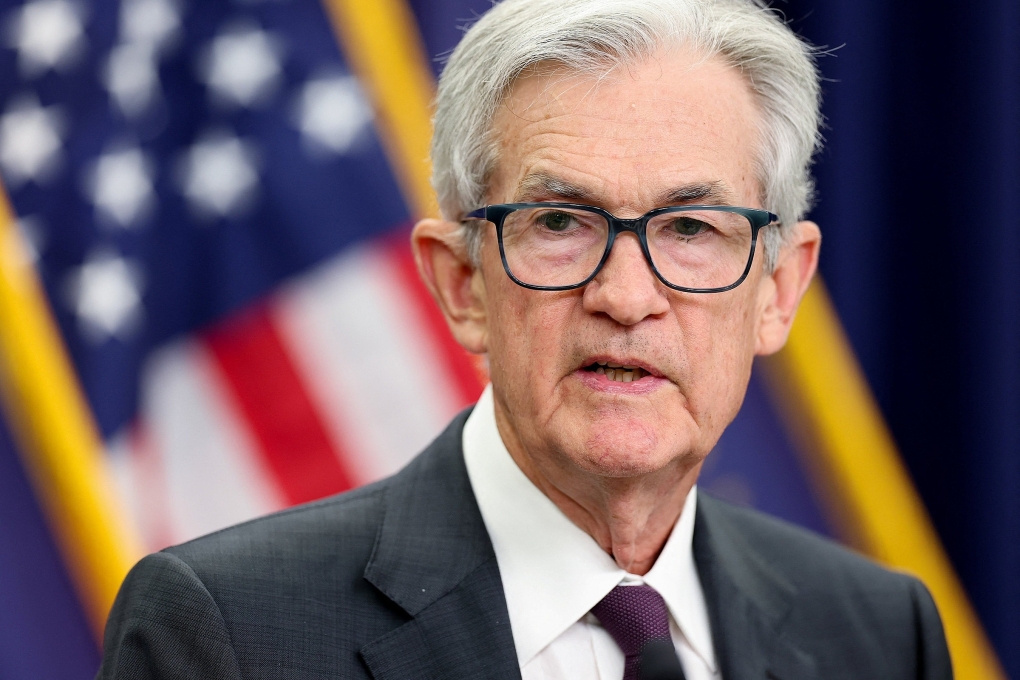 Chủ tịch Fed Jerome Powell trong cuộc họp báo ngày 30/7. Ảnh: Reuters