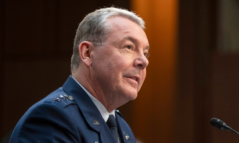 Tướng Jeffrey Kruse tại phiên điều trần trước quốc hội Mỹ năm 2024. Ảnh: AP