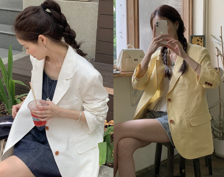 Gắn liền với hình ảnh nữ sinh, tóc tết luôn mang đến cảm giác ngọt ngào, trẻ trung. Dù là tết lệch một bên hay tết đuôi cá, kiểu tóc này đều giúp nàng công sở nổi bật, duyên dáng hơn trong mắt đồng nghiệp. Chỉ cần nới lỏng bím tóc, tổng thể sẽ thêm tự nhiên, mềm mại.