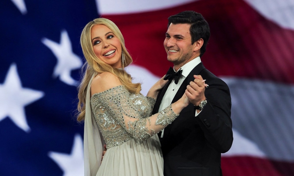 Michael Boulos và vợ, Tiffany Trump, tại tiệc khiêu vũ trong lễ nhậm chức nhiệm kỳ hai của Tổng thống Donald Trump ở Washington hồi tháng một. Ảnh: Reuters