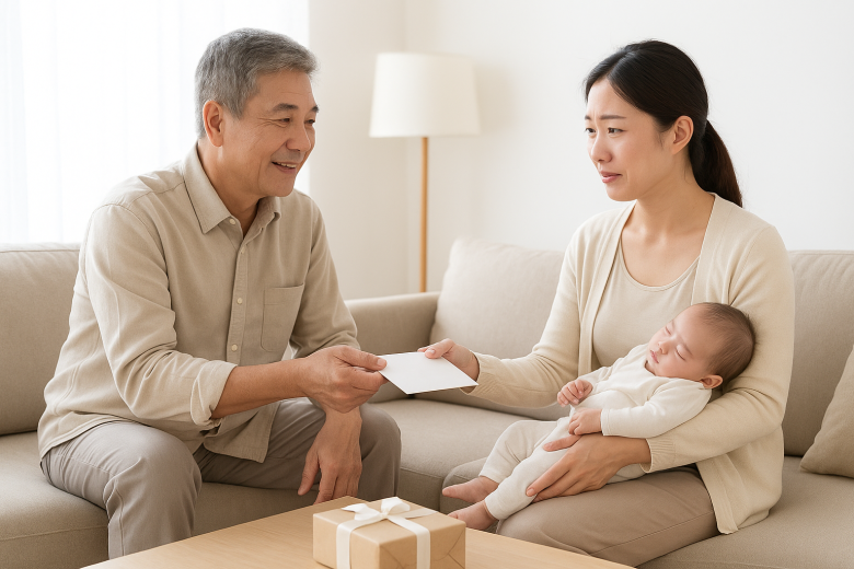 Bố chồng lên thăm con dâu mới sinh, món quà ông để lại khiến tôi rơi nước mắt - 2