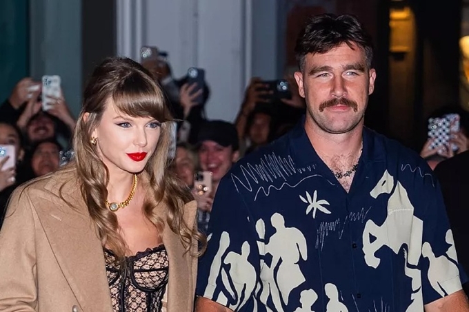 Taylor Swift đi chơi cùng bạn trai ở New York tháng 11/2024. Ảnh: GC Images