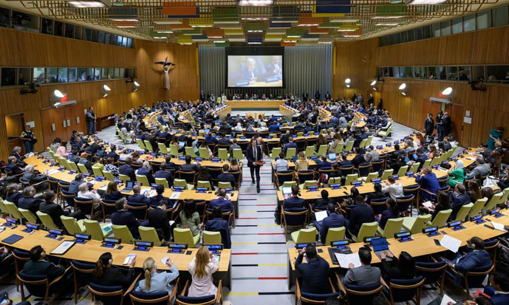 Đại diện các nước thành viên tham dự phiên họp của Đại hội đồng Liên Hợp Quốc ngày 28/7 ở New York, Mỹ. Ảnh: LHQ