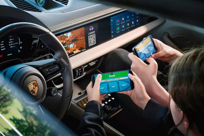 Porsche Macan có thêm loạt công nghệ: Mở khóa bằng điện thoại, chơi game trên xe, nói chuyện với AI, nâng cấp tự lái- Ảnh 5.
