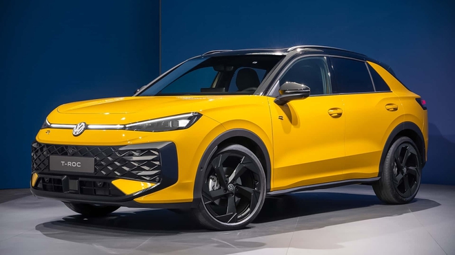 VW T-Roc 2025 - SUV cùng cỡ Corolla Cross nâng đời với 2 màn hình khủng, có bản thể thao, dễ ‘hot’ nếu về Việt Nam- Ảnh 5. VW T-Roc 2025 - SUV cùng cỡ Corolla Cross nâng đời với 2 màn hình khủng, có bản thể thao, dễ ‘hot’ nếu về Việt Nam- Ảnh 5.