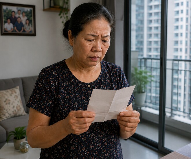 Tôi vừa tức vừa buồn cười khi nhận được thư tỏ tình của bác hàng xóm. (Ảnh minh họa)