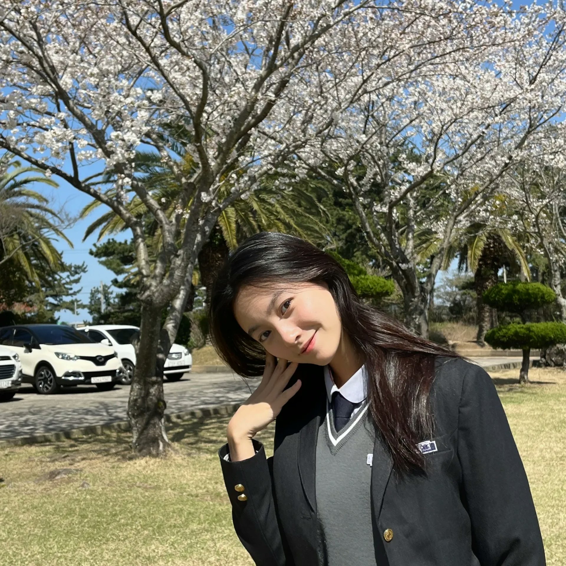 Kal So Won khi học trung học ở Jeju.