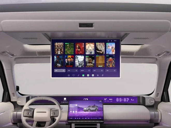 SUV mới của hãng con Jaguar Land Rover giá quy đổi từ hơn 1,3 tỷ đồng: 3 màn hình siêu lớn, mạnh hơn 800hp, EREV chạy 310km không cần xăng - Ảnh 6.