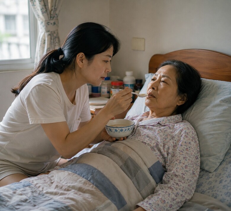 Con dâu từng chăm sóc tôi rất chu đáo khi tôi đổ bệnh. (Ảnh minh hoạ)