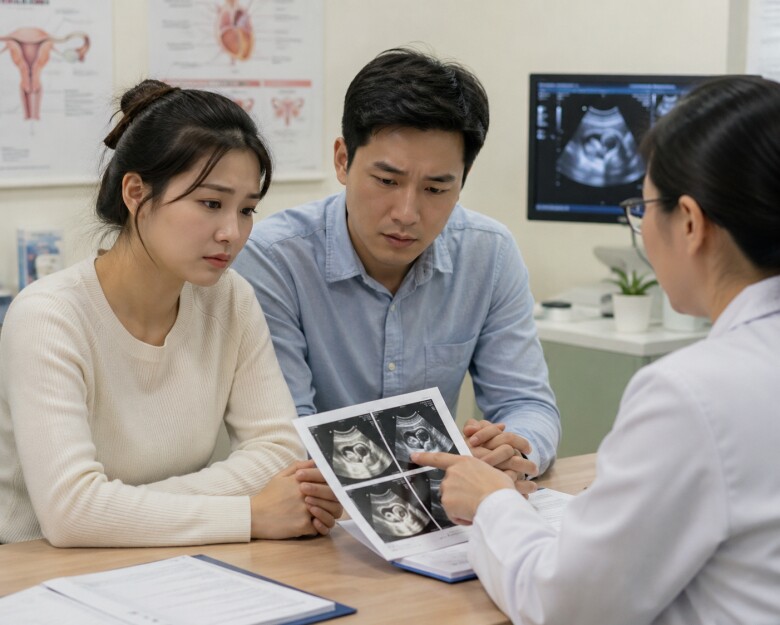 Hai vợ chồng mãi chưa có con là do vợ tôi mắc bệnh. (Ảnh minh họa)