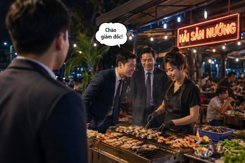 Tôi kinh ngạc khi thấy đối tác khúm núm chào vợ cũ tôi. (Ảnh minh họa)