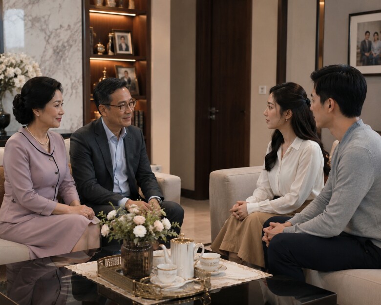 Tôi chỉ biết cười gượng, hai bàn tay lạnh ngắt dưới gầm bàn. (Ảnh minh họa)