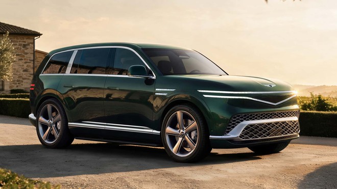 SUV điện Genesis GV90 ra mắt: Xe ô tô có thể ẩn cột B đầu tiên trên thế giới, nội thất siêu sang đấu Maybach - Ảnh 1.