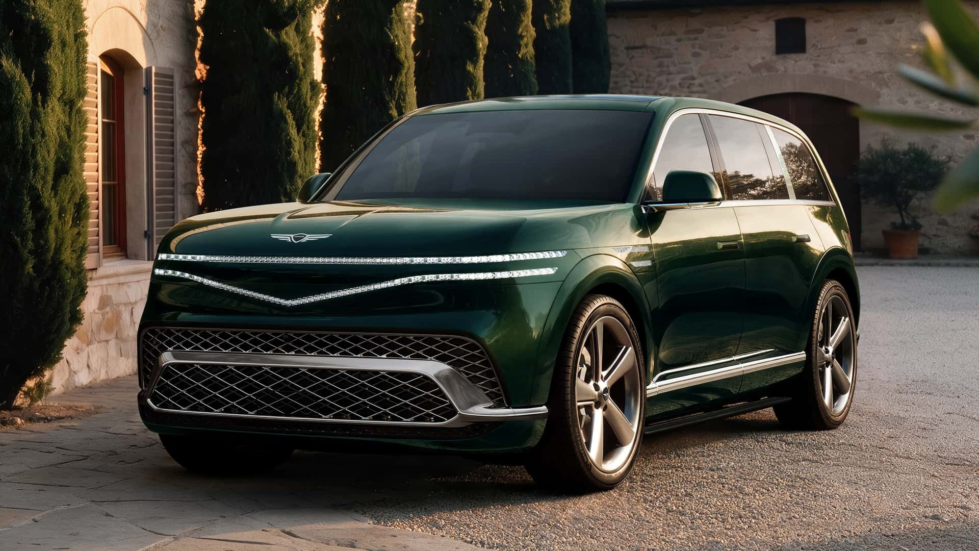 SUV điện Genesis GV90 ra mắt: Xe ô tô có thể ẩn cột B đầu tiên trên thế giới, nội thất siêu sang đấu Maybach - Ảnh 12.