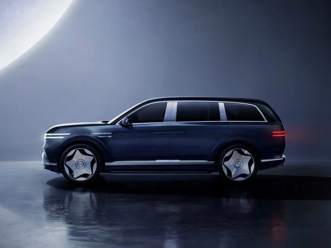 SUV điện Genesis GV90 ra mắt: Xe ô tô có thể ẩn cột B đầu tiên trên thế giới, nội thất siêu sang đấu Maybach - Ảnh 5.