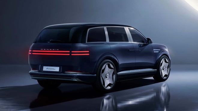 SUV điện Genesis GV90 ra mắt: Xe ô tô có thể ẩn cột B đầu tiên trên thế giới, nội thất siêu sang đấu Maybach - Ảnh 6.
