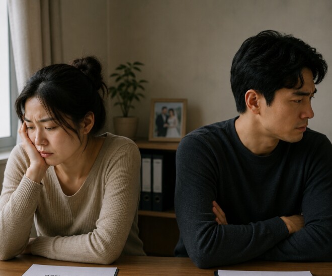 Ly hôn là do tôi đề nghị, còn anh im lặng rất lâu rồi nói “được”. (Ảnh minh họa)