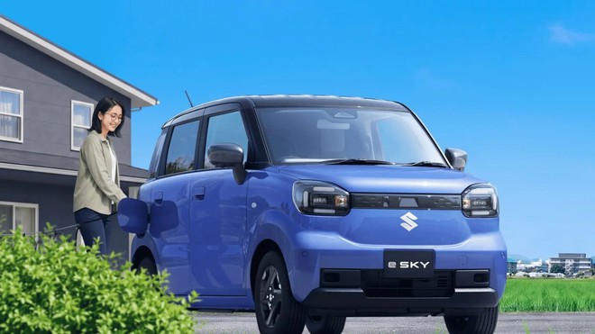 Suzuki có xe điện mini nhỏ gần như VF 3 nhưng 5 cửa: 2 màn hình lớn, phanh điện tử, chạy 310km/sạc, sạc nhanh 80% trong 25 phút - Ảnh 3.