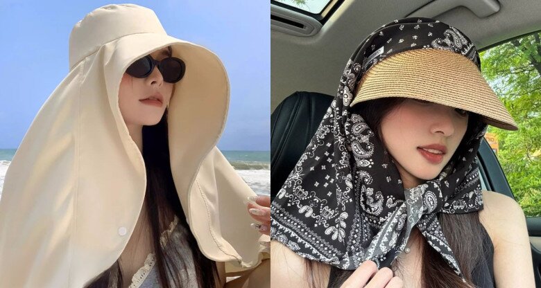 Che chắn cho tóc khi ra nắng giúp ngăn ngừa tình trạng tóc khô xơ, chẻ ngọn và phai màu do tia cực tím (UV).